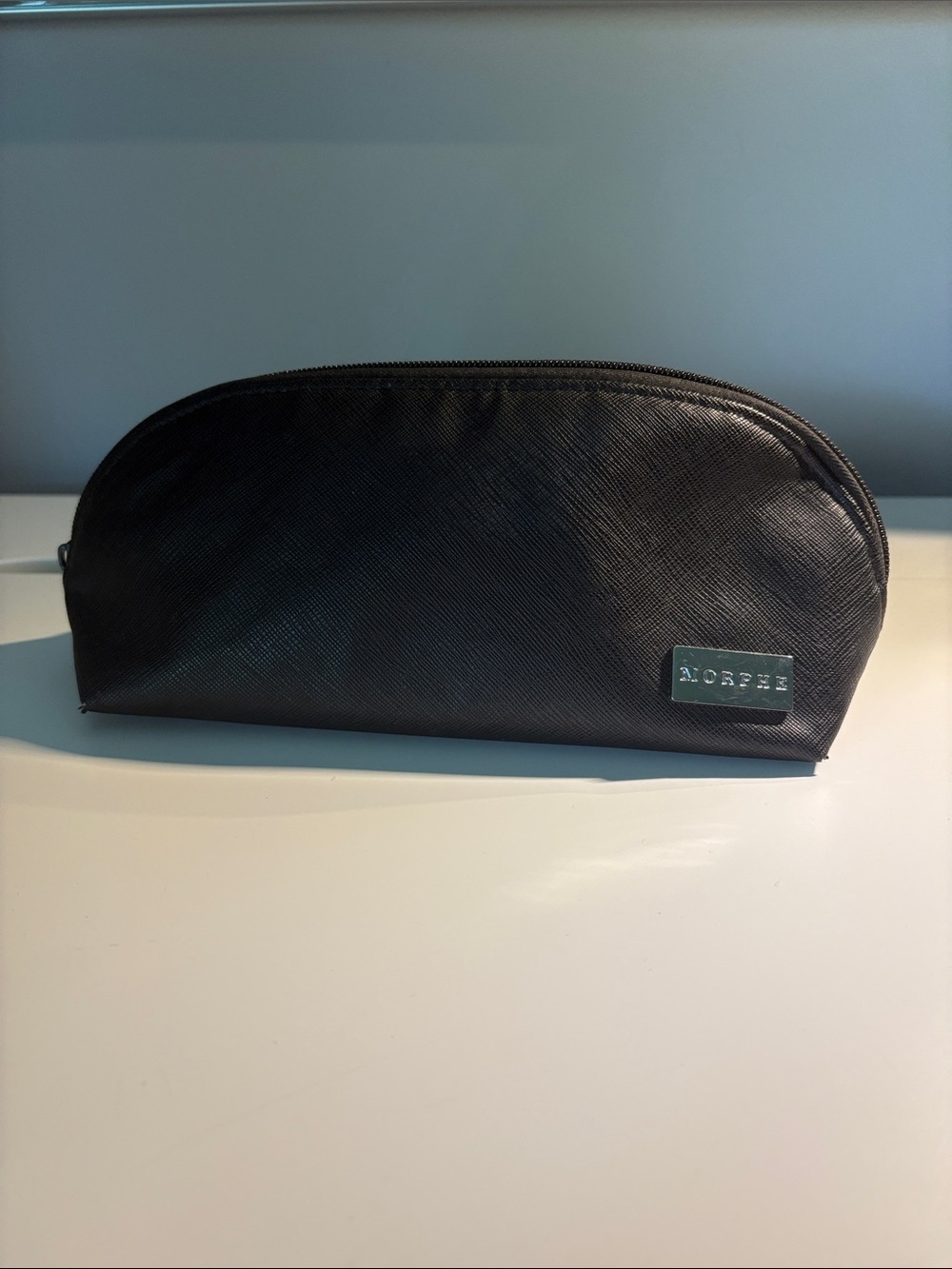 Morphe Black Semi-Cylinder Toiletry Pouch